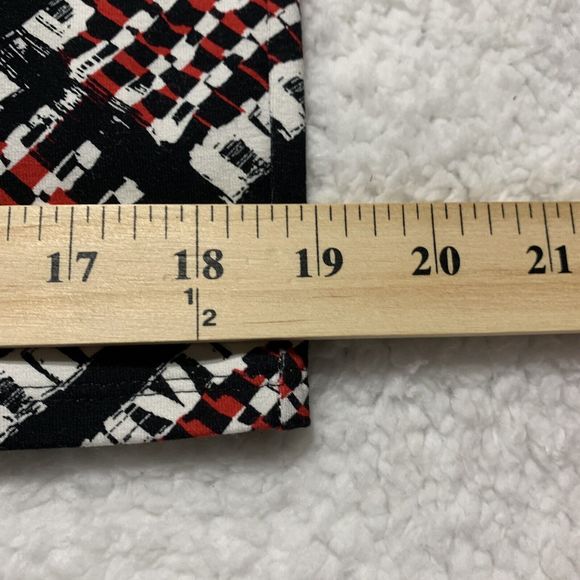 J Jill Skirt Adult Small Red Black Wearever Collection Pencil Skirt Smooth Fit - Picture 8 of 16